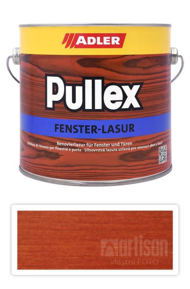 ADLER Pullex Fenster Lasur - renovační lazura na okna a dveře 2.5 l Mahagon LW 02/1