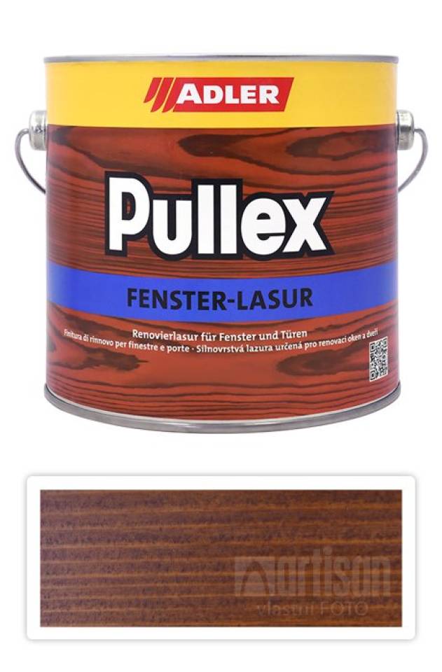 ADLER Pullex Fenster Lasur - renovační lazura na okna a dveře 2.5 l Ořech 50323