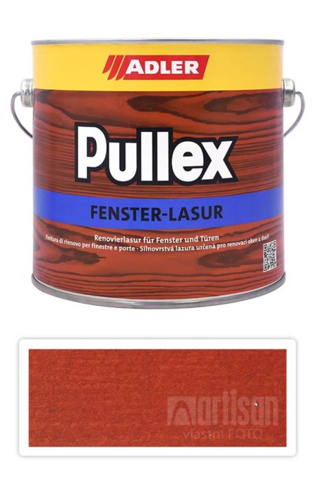 ADLER Pullex Fenster Lasur - renovační lazura na okna a dveře 2.5 l Rote Grutze ST 03/2