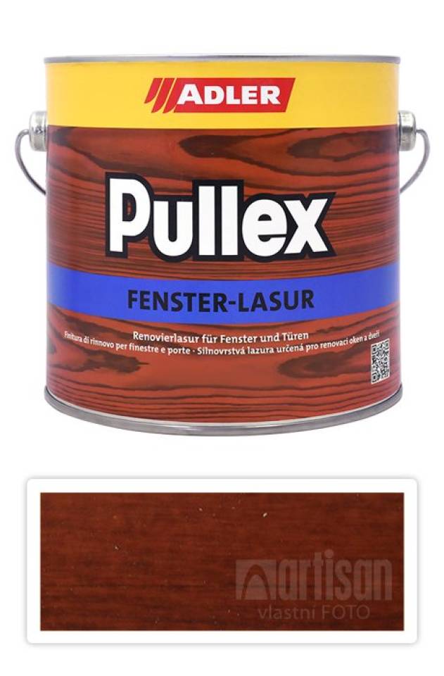 ADLER Pullex Fenster Lasur - renovační lazura na okna a dveře 2.5 l Teak LW 01/5