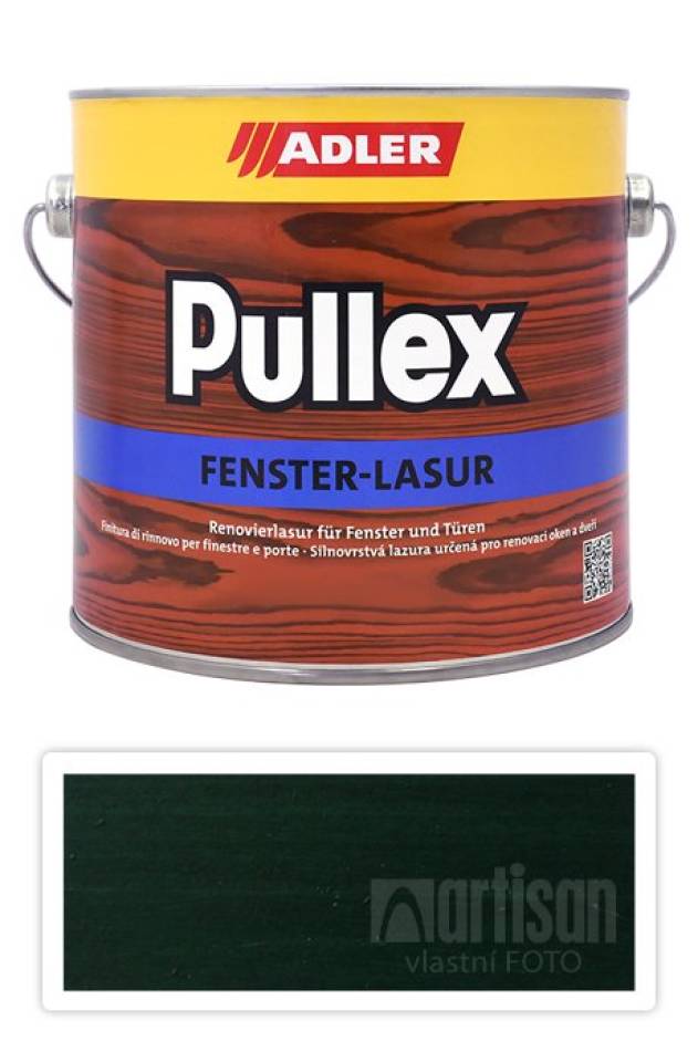 ADLER Pullex Fenster Lasur - renovační lazura na okna a dveře 2.5 l Urwald LW 07/5