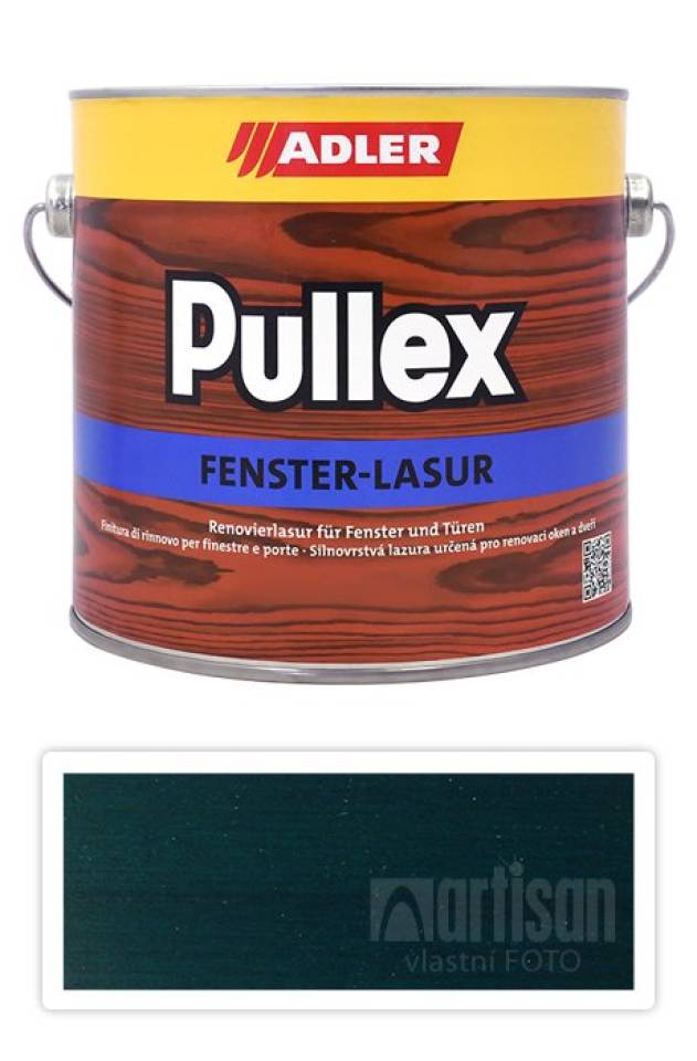 ADLER Pullex Fenster Lasur - renovační lazura na okna a dveře 2.5 l Waldviertel LW 07/4
