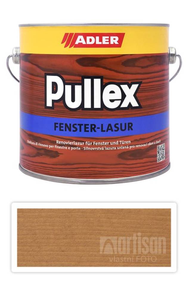 ADLER Pullex Fenster Lasur - renovační lazura na okna a dveře 2.5 l Wustenfuchs ST 06/4