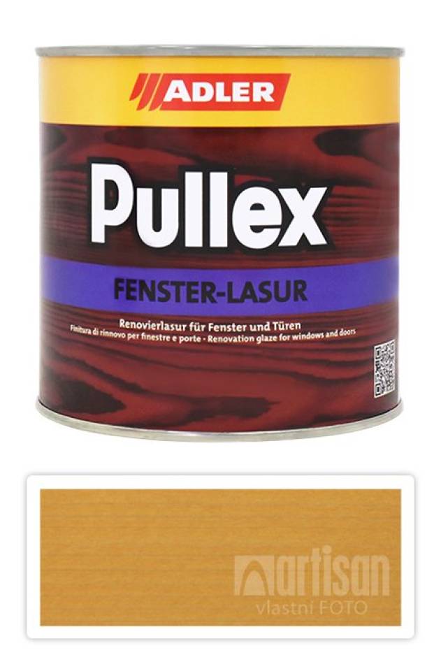 ADLER Pullex Fenster Lasur - renovační lazura na okna a dveře0.75 l SunSun ST 01/1