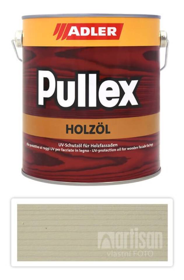 ADLER Pullex Holzöl - olej na ochranu dřeva v exteriéru 2.5 l Weisser Tiger ST 06/1