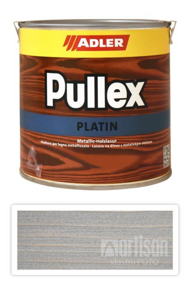 ADLER Pullex Platin - lazura na dřevo pro exteriér 0.75 l Achatgrau