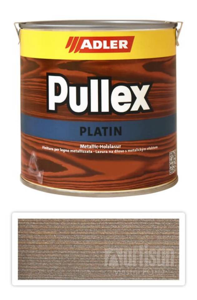 ADLER Pullex Platin - lazura na dřevo pro exteriér 0.75 l Granatbraun