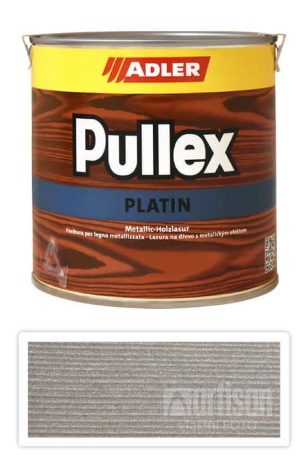ADLER Pullex Platin - lazura na dřevo pro exteriér 0.75 l Topasgrau
