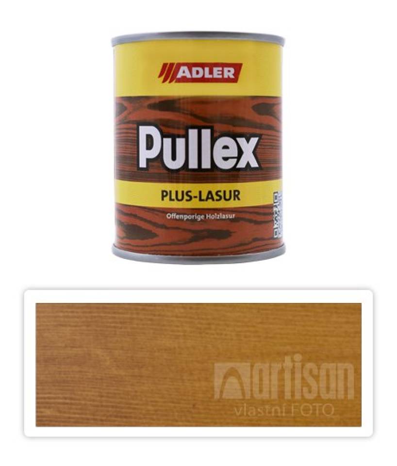 ADLER Pullex Plus Lasur - lazura na ochranu dřeva v exteriéru  0.125 l Dub 50317