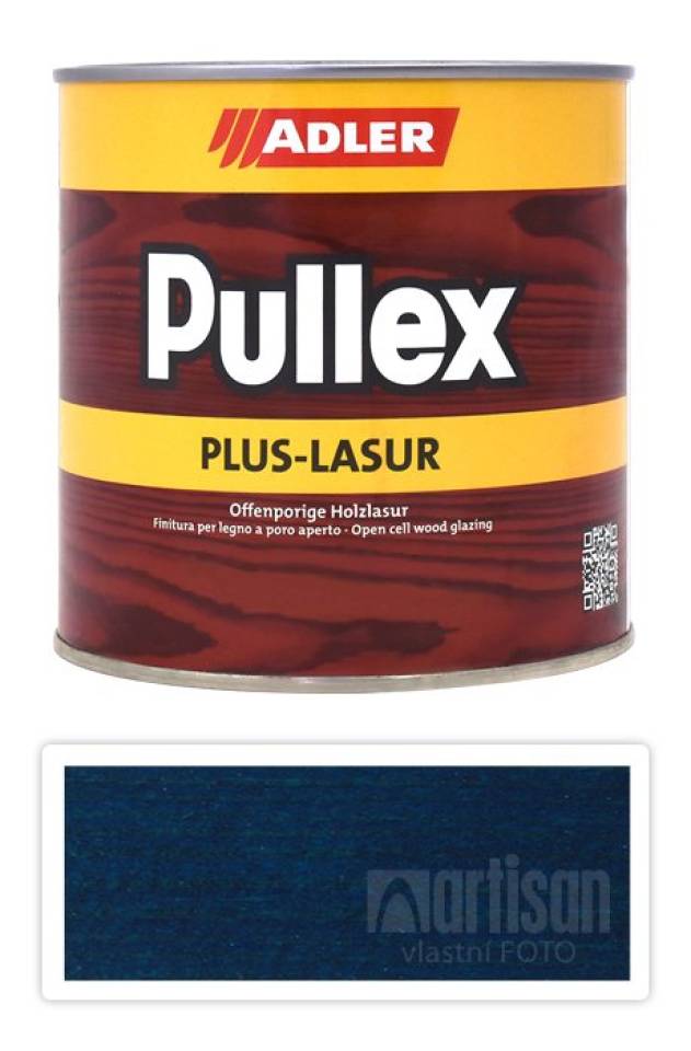 ADLER Pullex Plus Lasur - lazura na ochranu dřeva v exteriéru 0.75 l Blauer Morpho ST 07/1