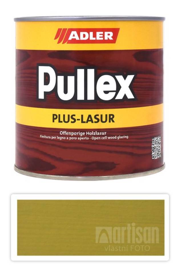 ADLER Pullex Plus Lasur - lazura na ochranu dřeva v exteriéru 0.75 l Eierlikör LW 08/4