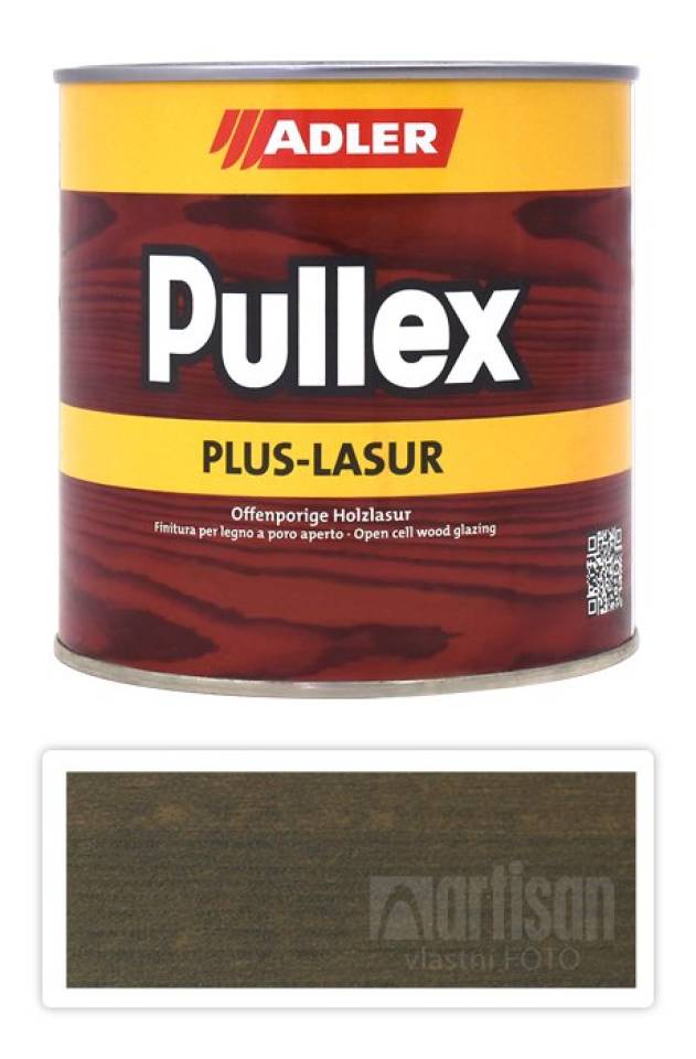 ADLER Pullex Plus Lasur - lazura na ochranu dřeva v exteriéru 0.75 l Grizzly ST 05/2