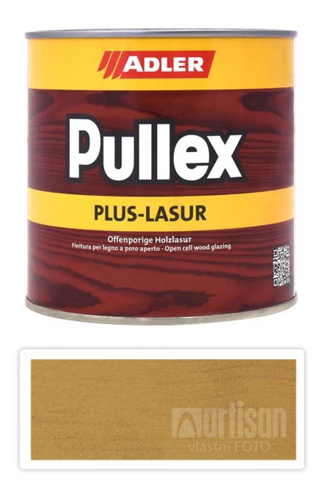 ADLER Pullex Plus Lasur - lazura na ochranu dřeva v exteriéru 0.75 l Heart Of Gold ST 01/2