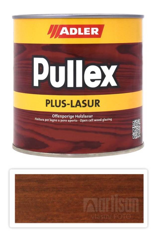 ADLER Pullex Plus Lasur - lazura na ochranu dřeva v exteriéru 0.75 l Holzweg LW 04/4