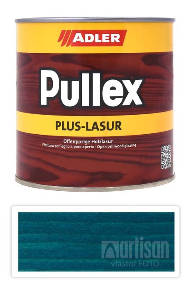 ADLER Pullex Plus Lasur - lazura na ochranu dřeva v exteriéru 0.75 l Kolibri ST 07/4