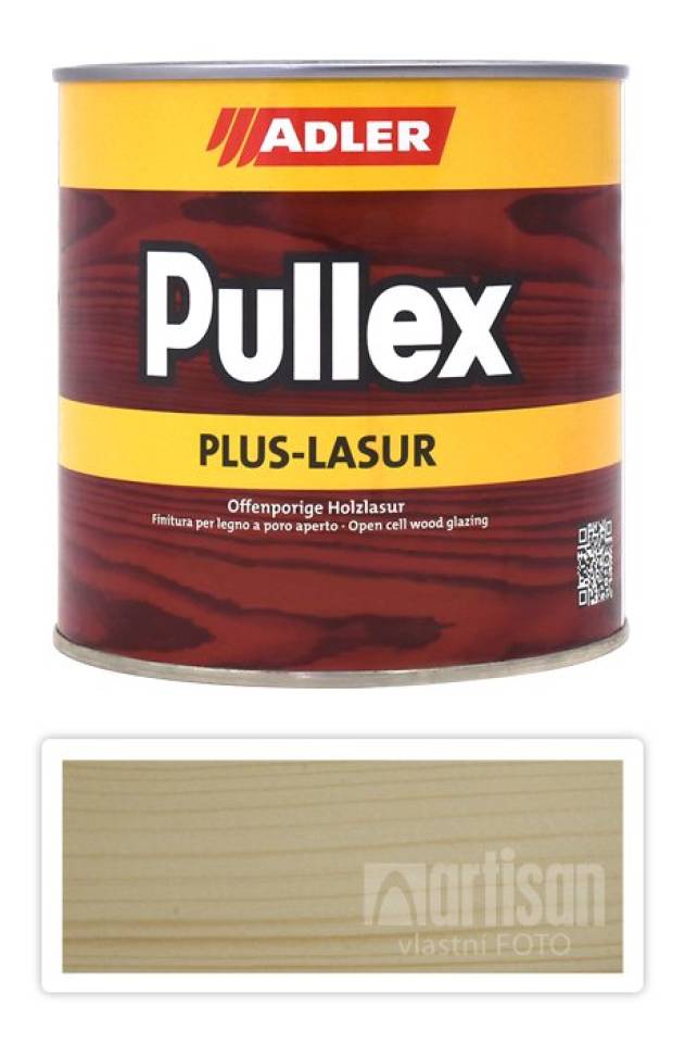 ADLER Pullex Plus Lasur - lazura na ochranu dřeva v exteriéru 0.75 l Přírodní 50315
