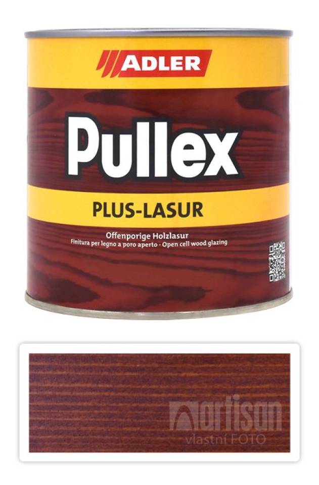 ADLER Pullex Plus Lasur - lazura na ochranu dřeva v exteriéru 0.75 l Sipo 50421