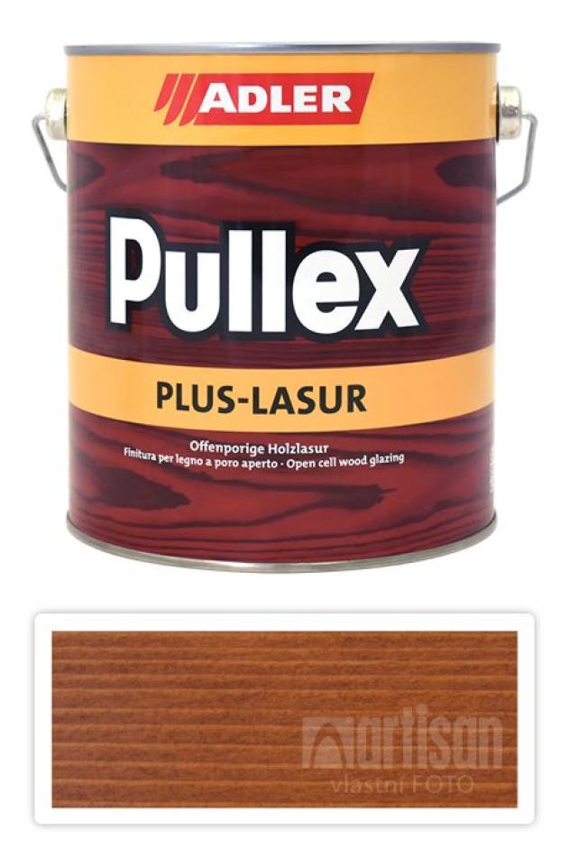 ADLER Pullex Plus Lasur - lazura na ochranu dřeva v exteriéru 2.5 l Borovice 50331