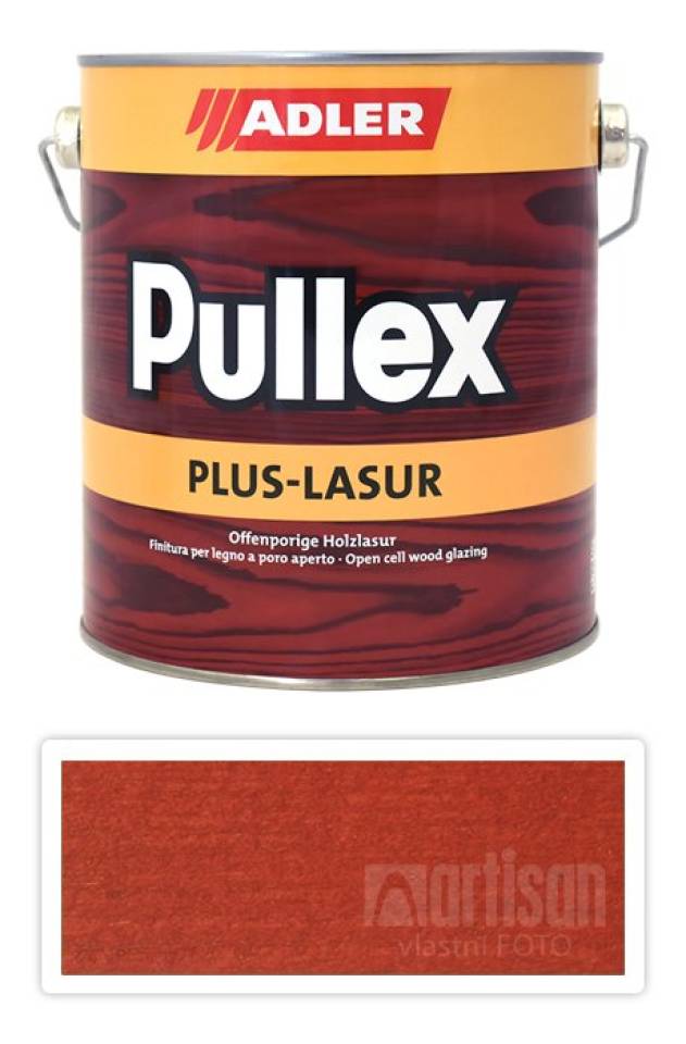 ADLER Pullex Plus Lasur - lazura na ochranu dřeva v exteriéru 2.5 l Rote Grutze ST 03/2