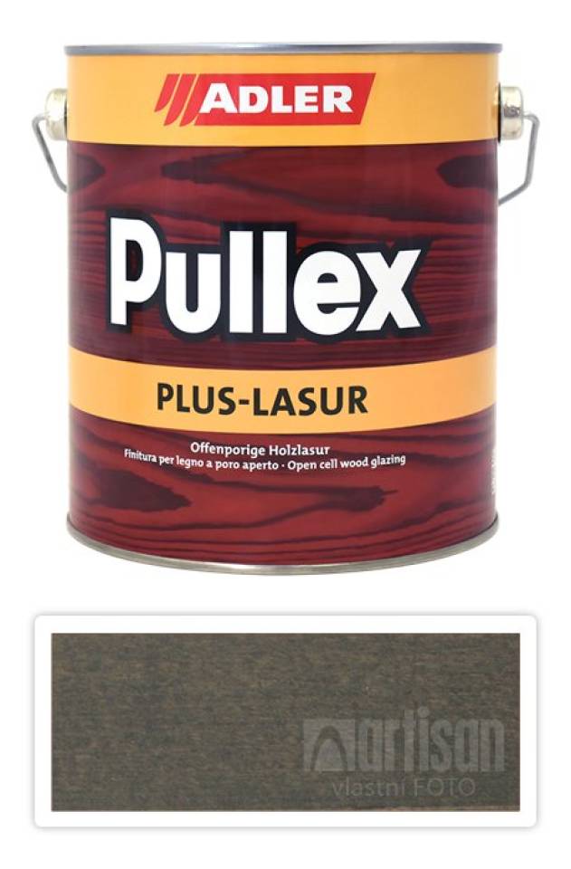 ADLER Pullex Plus Lasur - lazura na ochranu dřeva v exteriéru 2.5 l Silberrucken ST 05/4
