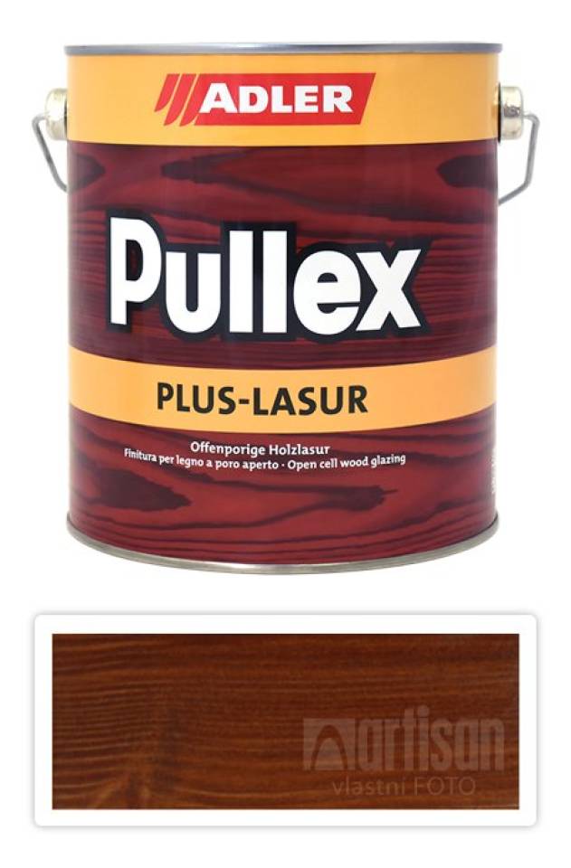 ADLER Pullex Plus Lasur - lazura na ochranu dřeva v exteriéru 2.5 l Teak 50319