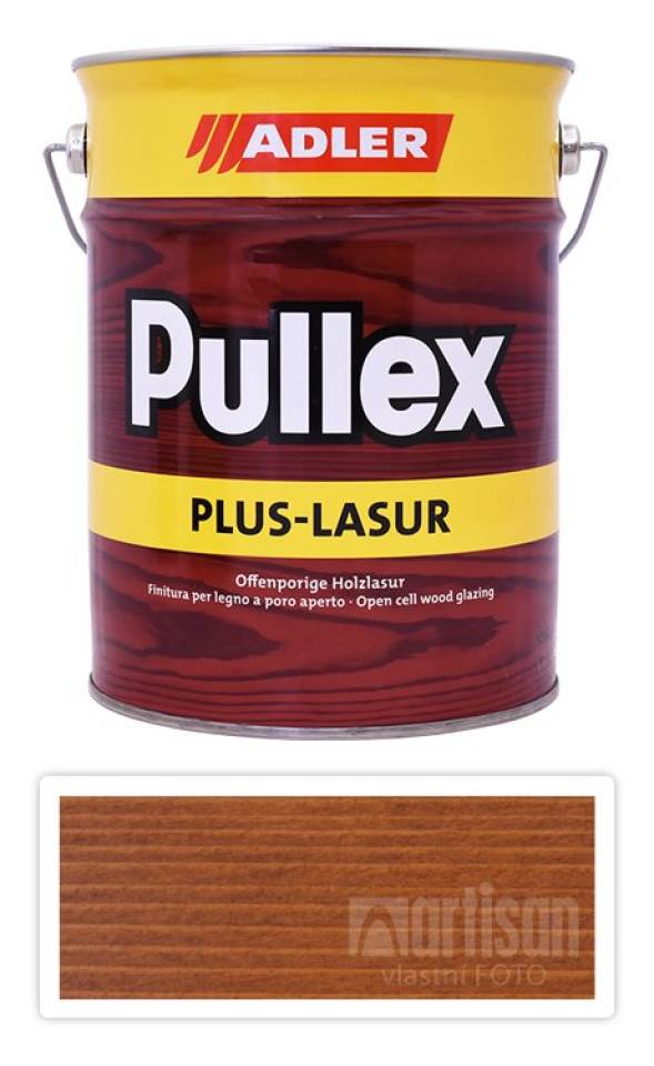 ADLER Pullex Plus Lasur - lazura na ochranu dřeva v exteriéru 4.5 l Borovice 50331