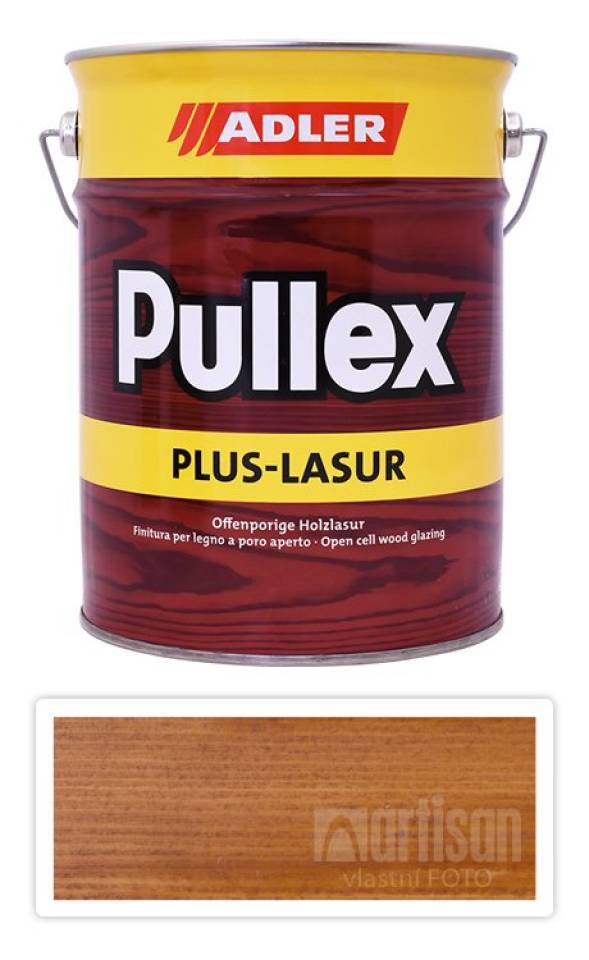 ADLER Pullex Plus Lasur - lazura na ochranu dřeva v exteriéru 4.5 l Modřín 50318