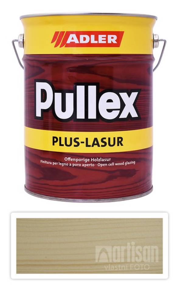 ADLER Pullex Plus Lasur - lazura na ochranu dřeva v exteriéru 4.5 l Přírodní 50315