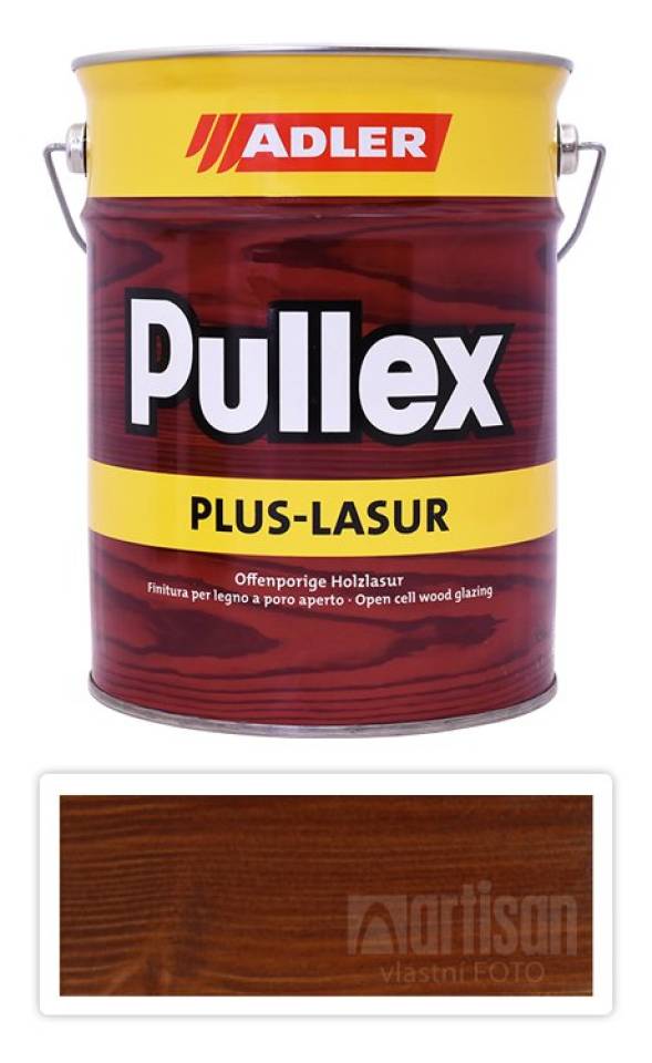 ADLER Pullex Plus Lasur - lazura na ochranu dřeva v exteriéru 4.5 l Teak 50319