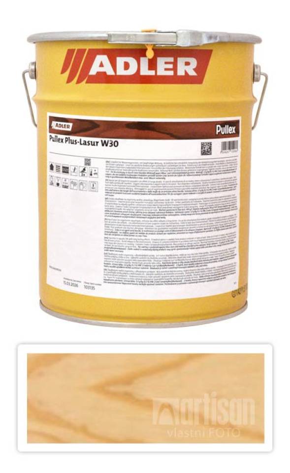 ADLER Pullex Plus Lasur - lazura na ochranu dřeva v exteriéru 9.5 l Bezbarvá 50330
