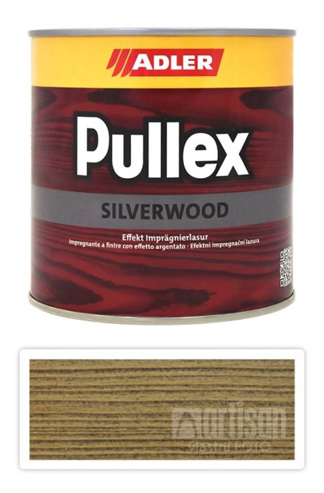 ADLER Pullex Silverwood - impregnační lazura 0.75 l Starošedá 50500