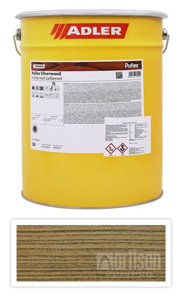 ADLER Pullex Silverwood - impregnační lazura 20 l Starošedá 50500