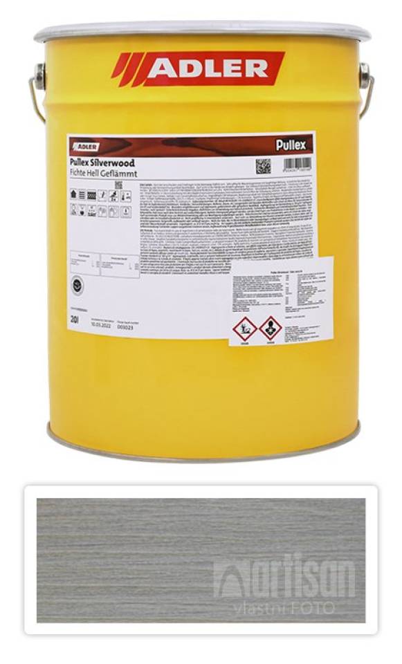 ADLER Pullex Silverwood - impregnační lazura 20 l Stříbrná 50504