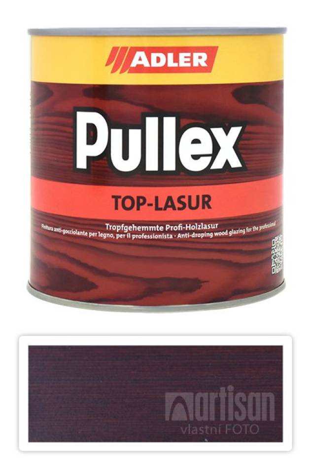 ADLER Pullex Top Lasur - tenkovrstvá lazura pro exteriéry 0.75 l Afzelia 50561