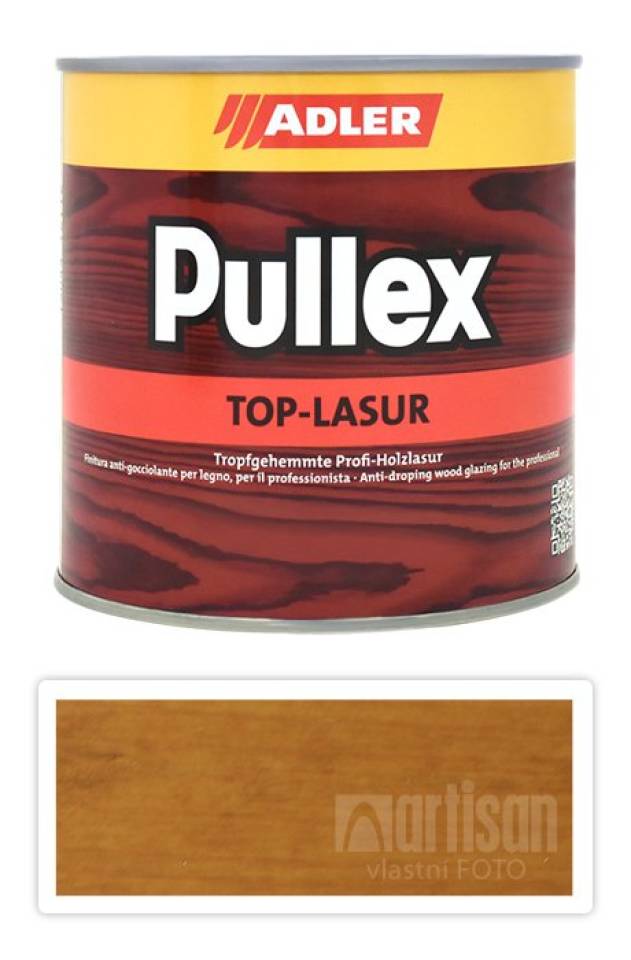 ADLER Pullex Top Lasur - tenkovrstvá lazura pro exteriéry 0.75 l Dub LW 01/2