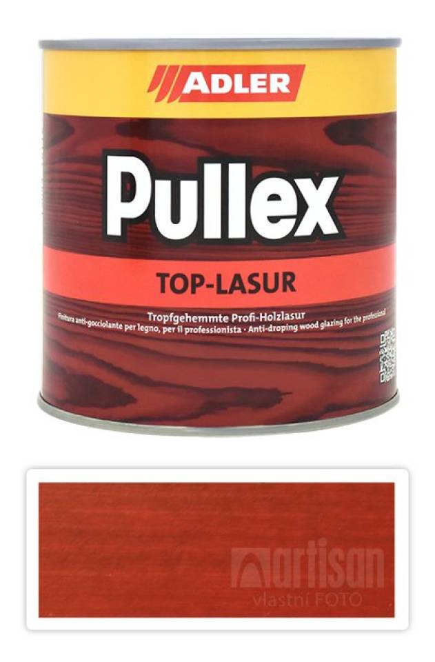 ADLER Pullex Top Lasur - tenkovrstvá lazura pro exteriéry 0.75 l Feuerdrache LW 03/1