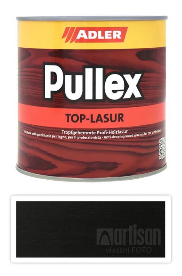 ADLER Pullex Top Lasur - tenkovrstvá lazura pro exteriéry 0.75 l Kohle LW 06/5