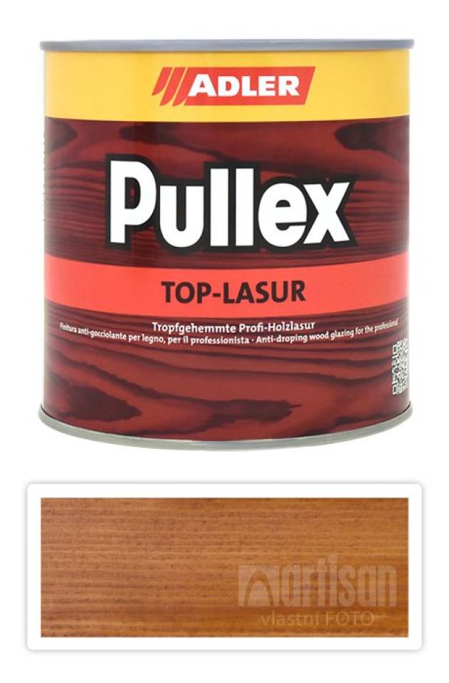 ADLER Pullex Top Lasur - tenkovrstvá lazura pro exteriéry 0.75 l Modřín 50553