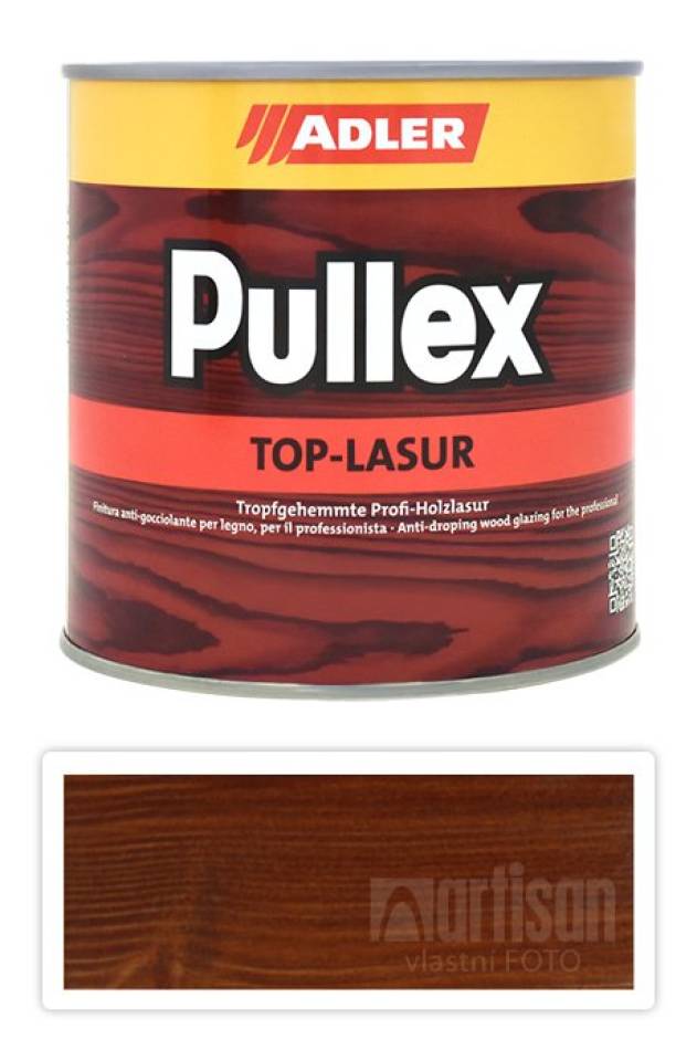 ADLER Pullex Top Lasur - tenkovrstvá lazura pro exteriéry 0.75 l Teak