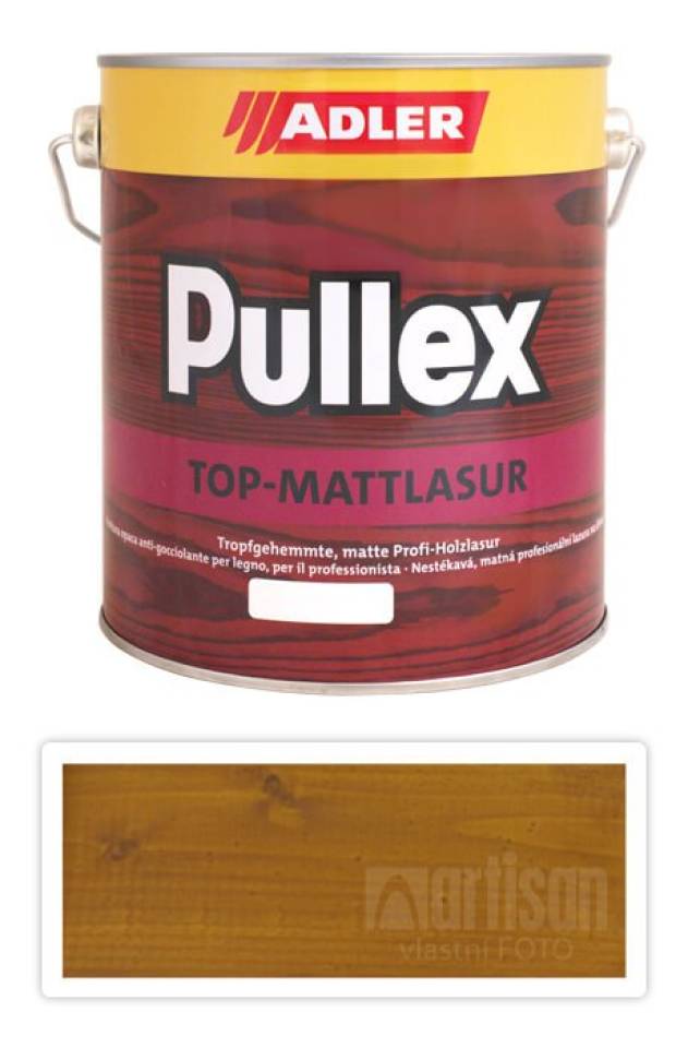 ADLER Pullex Top Mattlasur - tenkovrstvá matná lazura pro exteriéry 2.5 l Borovice