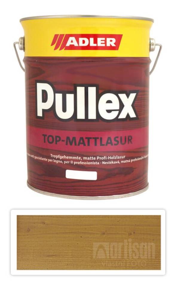 ADLER Pullex Top Mattlasur - tenkovrstvá matná lazura pro exteriéry 4.5 l Modřín