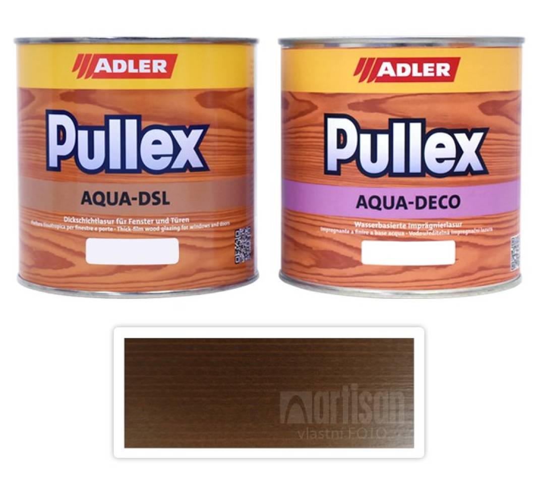 ADLER Sada - renovace dřevěných oken 0.75 l Haselnuss F017