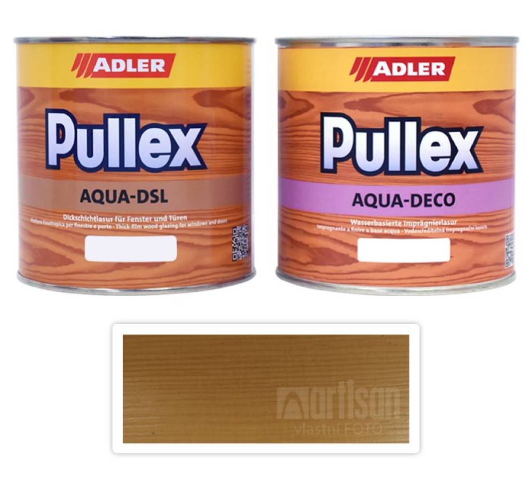 ADLER Sada - renovace dřevěných oken 0.75 l Hellbraun F015