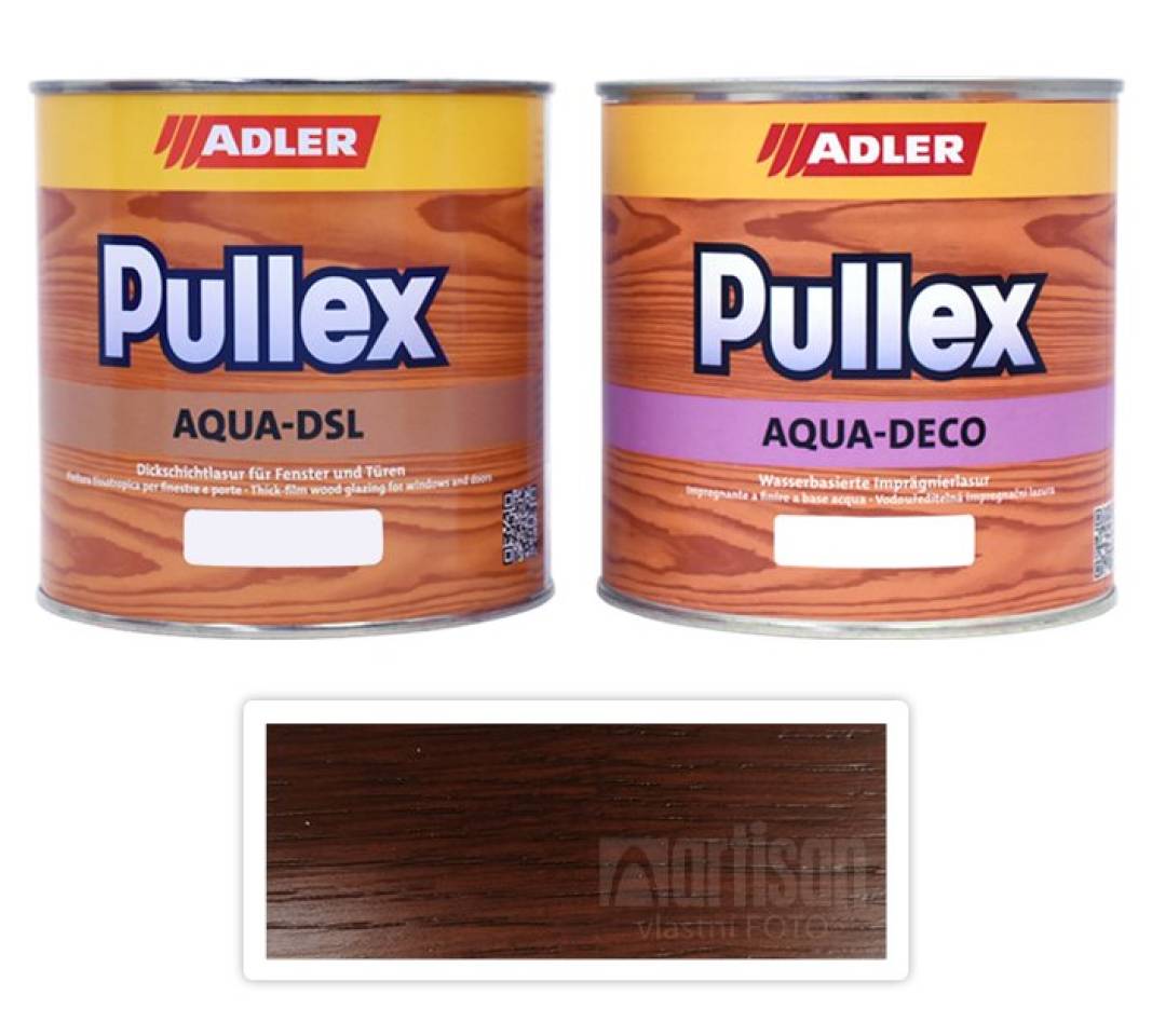 ADLER Sada - renovace dřevěných oken 0.75 l Kastanie F013