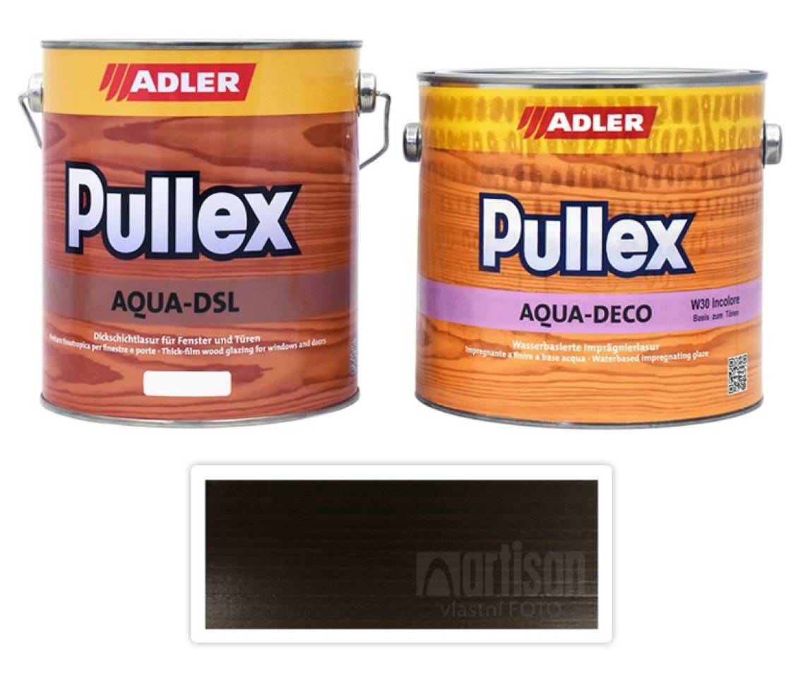 ADLER Sada - renovace dřevěných oken 2.5 l Dunkelbraun F016