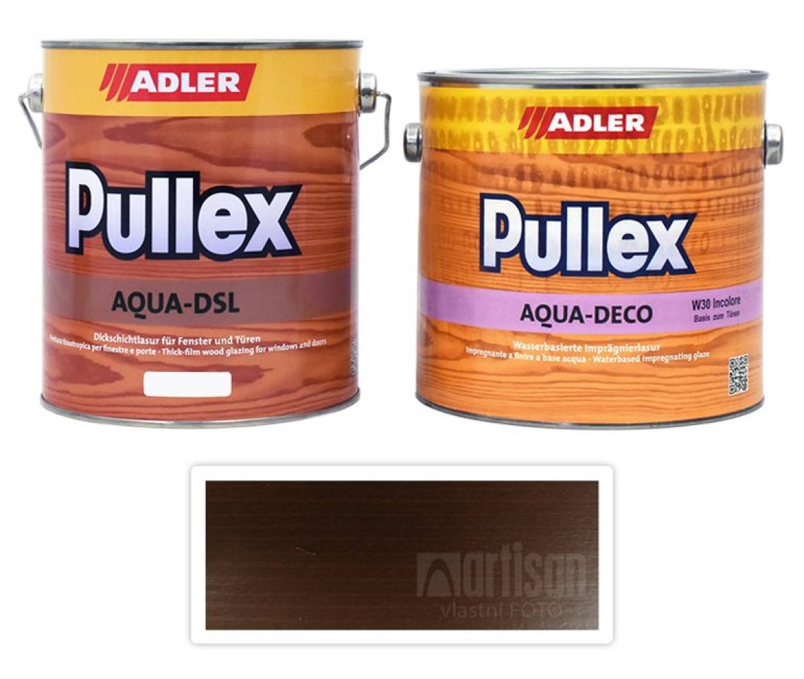ADLER Sada - renovace dřevěných oken 2.5 l Haselnuss F014