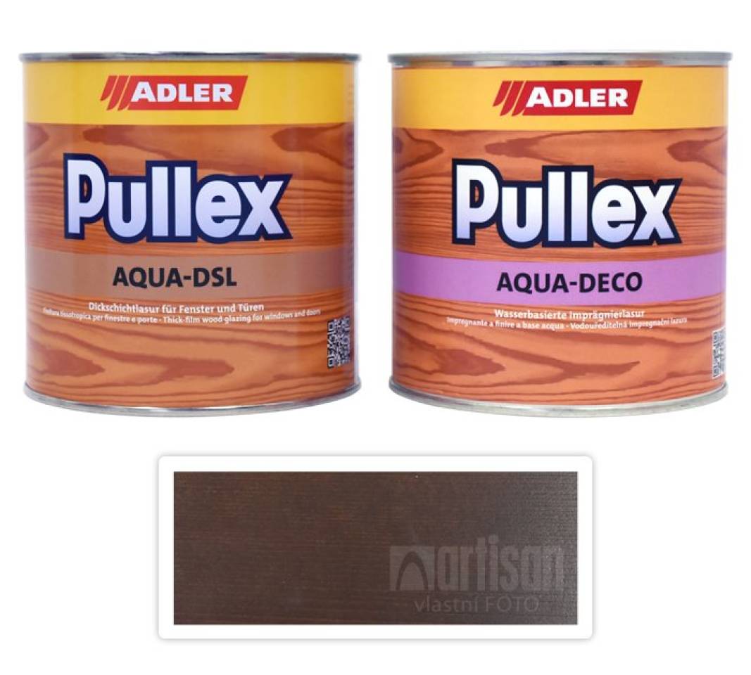 ADLER Sada - renovace dřevěných oken Slavona 0.75 l Chocolate