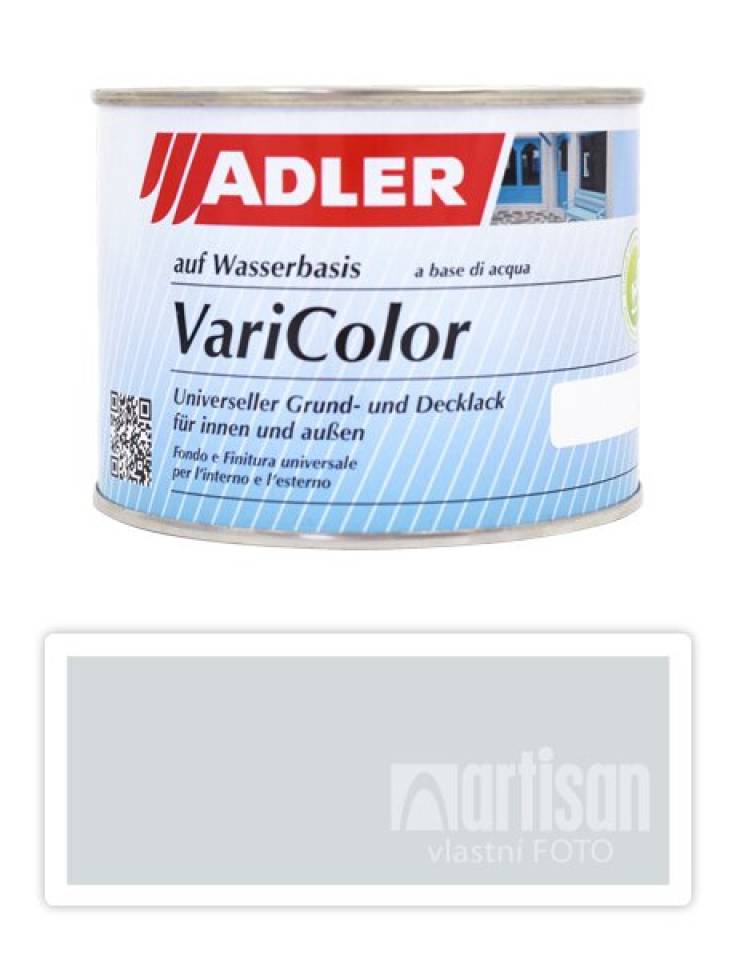 ADLER Varicolor - vodou ředitelná krycí barva univerzál 0.375 l Lichtgrau / Světle šedá RAL 7035