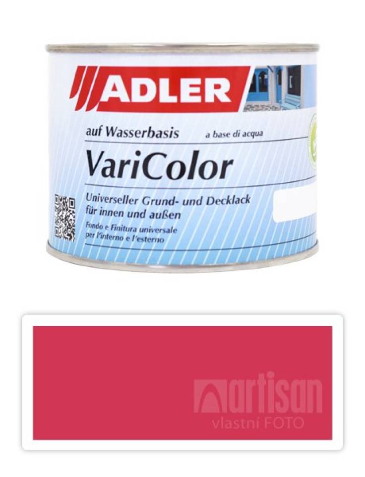 ADLER Varicolor - vodou ředitelná krycí barva univerzál 0.375 l Rosé / Růžová RAL 3017