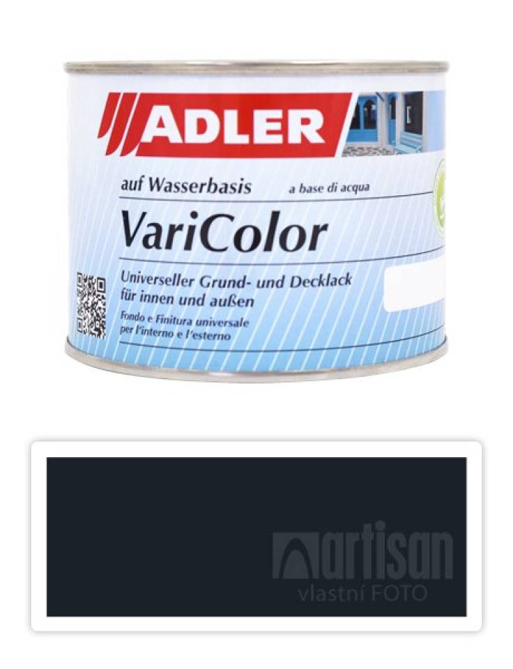 ADLER Varicolor - vodou ředitelná krycí barva univerzál 0.375 l Schwarzgrau / Černošedá RAL 7021